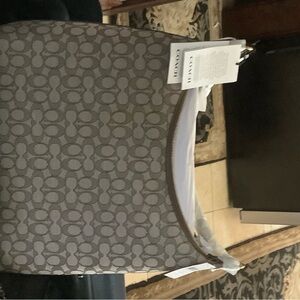 Coach Signature Pattern Beige and Brown Tote